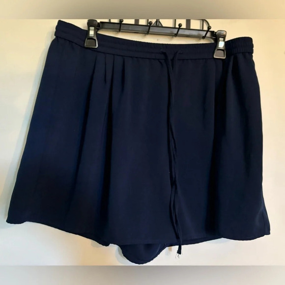 J. Crew Mercantile Casual Tie, Elastic waist.‎ Navy size Large EUC 100 polyester - Picture 1 of 6